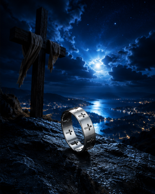 Fight The Good Fight Of Faith / Cross Ring