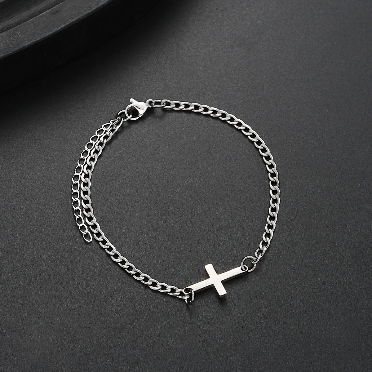 Faith As Your Protection / Cross Bracelet Chain
