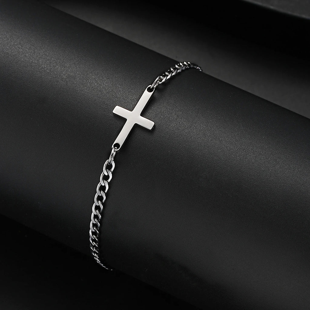 Faith As Your Protection / Cross Bracelet Chain